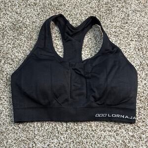LORNA JANE Women's Comfort Sports Bra Size S In Black